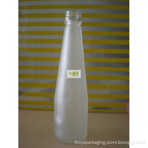 Frosted Glass Bottle